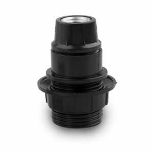 Portalamparas E-14 da 2A in colore nero, ideale per l'illuminazione decorativa e funzionale in case e spazi commerciali. - Product Image 1