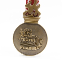Médaille de sport vierge en métal de haute qualité pour la course à pied et le cyclisme, par sublimation, pour fabricants