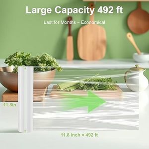 Envoltura de Plástico para Alimentos Huamaohengchun, Paquete Individual, Envoltura de Plástico para Cocina, Libre de BPA, Transparente, para Uso Doméstico y Comercial, Servicio de Alimentos - Product Image 3