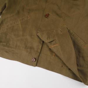 Giacca Unisex Stile Vintage per Uso Quotidiano con Colletto a Contrasto e Maniche Lunghe - Product Image 5