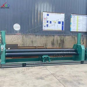 آلة لف الصفائح المعدنية الهيدروليكية ثلاثية الأسطوانات عالية الدقة مع ضمان الجودة - Product Image 2