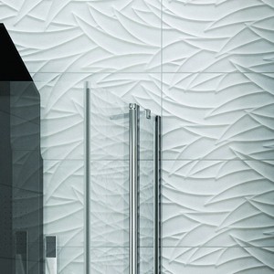 Kamalu KPX1000 Moderna Parete Doccia Angolare a Doppia Anta 90x90 Senza Telaio in Alluminio per Cabina Doccia a Vapore - Product Image 5