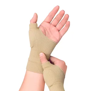 Attelle de soulagement de douleur de tendinite de blessure réglable protège le pouce de gel coussinets de main