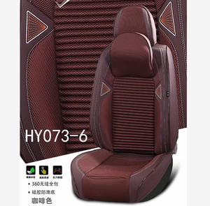 Funda de asiento de lujo para coche, accesorio premium 9D, conjunto completo, novedad de <span class=keywords><strong>2022</strong></span> - Product Image 4