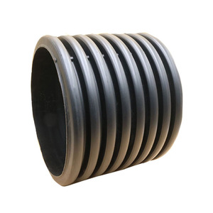 Proveedor 4 6 8 18 24 30 36 pulgadas polietileno <span class=keywords><strong>HDPE</strong></span> tubo corrugado para <span class=keywords><strong>alcantarillado</strong></span> drenaje enterrado <span class=keywords><strong>HDPE</strong></span> tubo corrugado de doble pared - Product Image 5