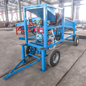 Mini Trommel Portátil <span class=keywords><strong>con</strong></span> <span class=keywords><strong>Motor</strong></span> Diésel para Separación de Oro Aluvial, Ecológico y de Protección Ambiental - Product Image 3