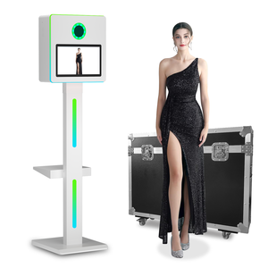 Caméra matrice blanche métal numérique Lcd Glam <span class=keywords><strong>Bot</strong></span> Dlsr Led en plein air Photobooth Dslr <span class=keywords><strong>Photo</strong></span> Booth Shell avec caméra Glam Filter - Product Image 1