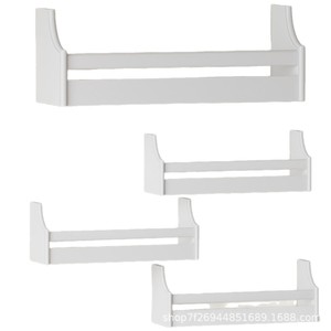 Étagère murale en bois massif blanc à 3 niveaux pour chambre d'enfant, organiseur de livres - Product Image 5