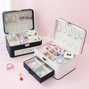 Caja Organizadora de Joyas Grande, Caja Organizadora de Joyas con Cajones, Almacenamiento de Joyas de Lujo, Caja Organizadora de Joyas Moderna para Mujer - Product Image 3