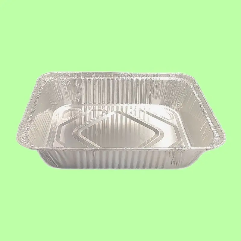 Nampan Kue Sekali Pakai Peralatan Makan Aluminium Foil Profesional Nampan Jasa Katering Pesta Pojemnik Z Folii Aluminiowej