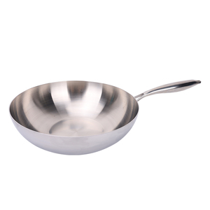 Stainless Steel Wok Wok <b>Pan</b> 30cm Fast Heating Cooking <b>Pan</b> for Stir Fry Sautéing and Everyday Kitchen Use - Product Image 5
