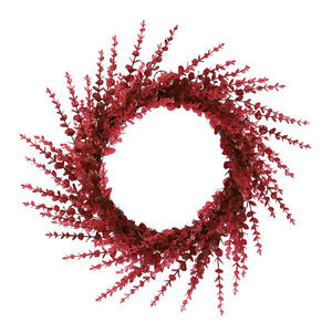 Guirnalda Navideña de Plástico Roja con <span class=keywords><strong>Colgante</strong></span> de Viento, Decoración para el Hogar, Porche, <span class=keywords><strong>Chimenea</strong></span>, Simulación - Product Image 5