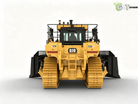 Bulldozer sur chenilles d'occasion CAT D10R CE EPA EURO 5 Diesel, Engin de construction lourd Caterpillar d'origine, Moteur et pompe 2023