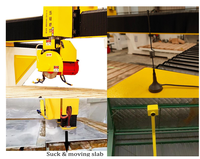 Machine de découpe de pierre automatique à 5 axes Machine de découpe de granit CNC Pierre de granit Marbre Quartz Pont Scie