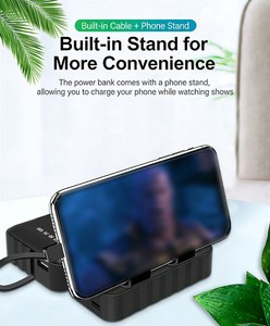 Batteries externes compatibles universellement, charge rapide, banques d'alimentation portables, station d'alimentation avec support, <span class=keywords><strong>batterie</strong></span> <span class=keywords><strong>externe</strong></span> <span class=keywords><strong>20000mah</strong></span> - Product Image 4