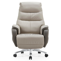 Best-seller Chaise de bureau de direction de haute qualité au design moderne Chaise élévatrice ergonomique en cuir marron pour la maison Hôtel Certifié CE