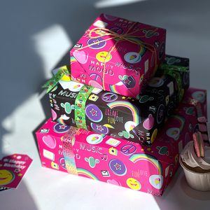 Wholesale High Quality Minimal Smiley Glossy <b>Birthday</b> <b>Paper</b> <b>Wrapping</b> <b>Paper</b> <b>Roll</b> - Product Image 1
