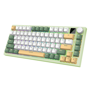Keyboard bermain game profesional, kabel USB Mekanikal lampu latar LED 81 kunci, pengisi daya nirkabel 75 persen <span class=keywords><strong>Desktop</strong></span> USB tipe-c - Product Image 2