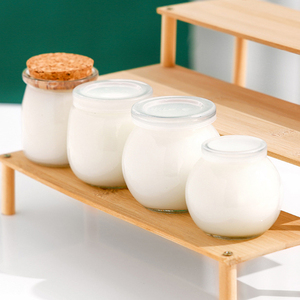 Venta al por Mayor de Frascos de Vidrio para Pudín de 100 ml, Resistentes al Calor y a los Ácidos, con Tapón de Corcho Natural, para Postres Lácteos - Product Image 2