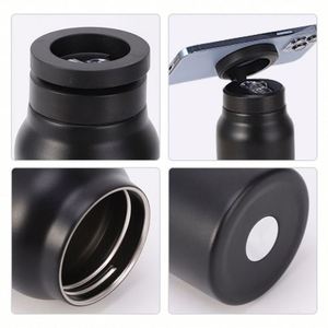 Bouteille d'eau isotherme en acier inoxydable avec couvercle magnétique et support pour téléphone, logo personnalisé, 24 oz, moderne et pratique pour la salle de sport - Product Image 5