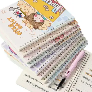 卡通纸套螺旋乳制品笔记本定制尺寸打印图案学校学生儿童书写笔记本