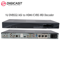 Equipo de Cabecera de Transmisión DMB-9020C, Decodificador DVB-SS2 a HD CVBS IRD ASI a HD