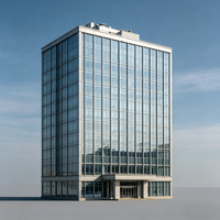 Bâtiment préfabriqué, immeuble d'appartements en structure acier préfabriquée avec une bonne isolation, bâtiment en structure acier