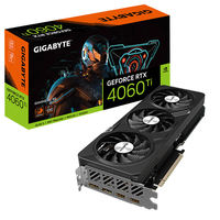 Carte graphique GIGABYTE GeForce RTX 4060 Ti GAMING OC 8G de luxe avec 8 Go de mémoire GDDR6 128 bits, compatible Ryzen 5 7600 7600X