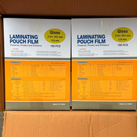 Pochettes de plastification thermique en gros pour usine, formats A4 A3, film de plastification transparent pour photos, certificats, cartes d'identité, film de plastification de bureau