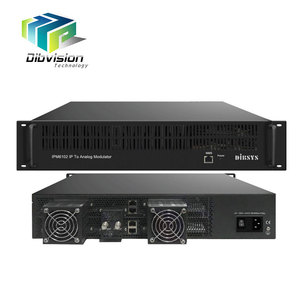 Dibvision IPM6102 48/64 ช่องสัญญาณ Mpeg2 H.264 H.265 แปลงวิดีโอ IP เป็นอนาล็อก NTSC RF Modulator รองรับ DVB ซับไตเล็ต ซีลอิดแคปป์ชั่น ตัวเครื่องขนาด 2U - Product Image 2