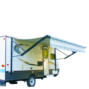 <span class=keywords><strong>Auvent</strong></span> de <span class=keywords><strong>caravane</strong></span> extérieur rétractable motorisé modulaire à déroulement latéral de style américain, durable, en aluminium, imperméable, pour camping-car - Product Image 1