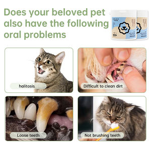 OEM/ODM Logo Benutzer definierte Hunde katze Wet Finger Cots Natürliche Pflanzen extrakte <span class=keywords><strong>Pet</strong></span> Ear Canal Zähne Eye Dirt Cleaner Finger Wet Wipes - Product Image 3