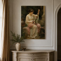 Peinture à l'huile sur toile personnalisée, art mural, style européen moderne, portrait de femme magnifique pour la décoration de la maison, du bureau ou de l'hôtel