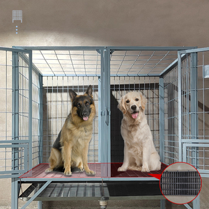 Büyük köpek sandık ağır yıkılmaz kaçış geçirmez kulübesi kilitlenebilir yüksek anksiyete tek kapı - Product Image 1