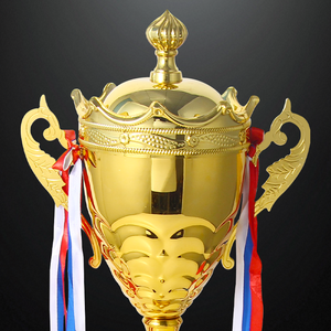 Nouvelle Arrivée - Trophée Métallique Personnalisé de Luxe pour Événements Sportifs, Récompense <span class=keywords><strong>YouTube</strong></span> Populaire avec Oreilles Personnalisées - Coupe Commémorative - Product Image 4