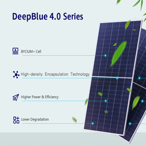 Module solaire bifacial à double vitrage MWT 500W, efficacité 26% - Product Image 3