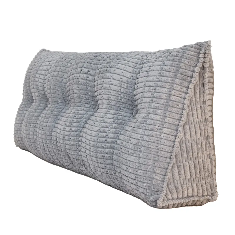 Holesale-almohada de lectura cómoda para sofá, cojín de terciopelo de colores