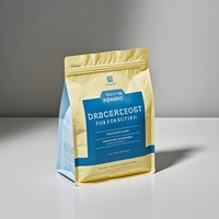 OEM Aangepaste Recyclebare Mono PE Koffiezakken met Platte Bodem Groothandel Leverancier Ecologisch Verantwoorde Staande Pouch Zakken met Klep Gravure Druk