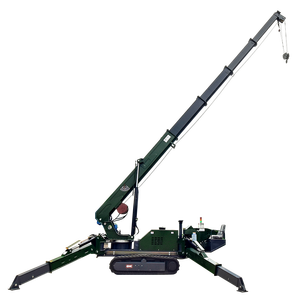 5 톤 17m 유압 호이스트 메커니즘 120m 강철 로프 호이스트 건설용 스파이더 크롤러 크레인 - Product Image 3