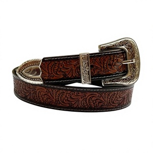 Cinturón de Cuero para Hombre, Diseño Grabado, Estilo Vintage, Casual, Hebilla Cuadrada con Calavera, Impreso, Duradero, Ecológico, Hecho a Mano, de Lujo, con Hebilla de Acero - Product Image 2