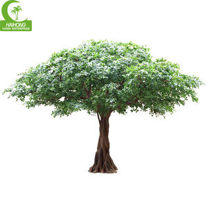 Árvores Artificiais de Carvalho e Ficus em Fibra de Vidro em Tamanho Real, Resistentes a Raios UV, para Decoração Externa – Venda Quente Direto da Fábrica - Product Image 1