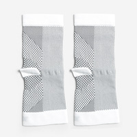 Attelle de compression élastique de cheville de classe I avec soutien de la voûte plantaire pour pieds plats, protection sportive de la cheville