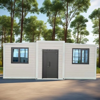 Conteneur pliable extensible polyvalent de 20 pieds abrite une application de villa polyvalente avec un matériau de panneau sandwich durable
