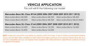 Reproductor de radio para coche con pantalla táctil Android de 7 pulgadas y doble din iPoster para Mercedes-Benz ML-Class W164, navegación GPS para coche - Product Image 4