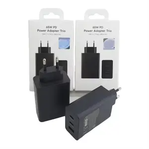 USB tip c güç adaptörü 35W 15W hızlı şarj tipi c adaptörü EP-T6530 65W çift 3 Port USB şarj aleti samsung S24 S23 S22 Ultra