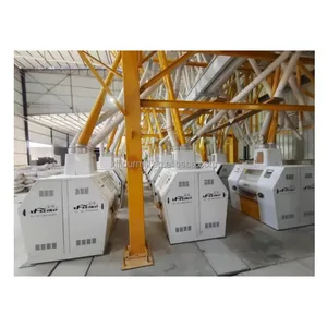 Advanced Technology 80ton 100ton 150ton 200ton Flour Mill Complete Line Maize Milling Machine for Africa market