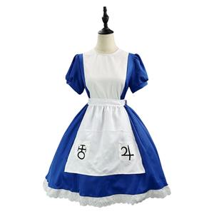 Costume d'Halloween style Mad Alice pour femmes, robe de demoiselle gothique, tenue Lolita pour fête et spectacle - Product Image 5