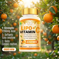 Complément alimentaire de vitamine C liposomale à absorption élevée, marque privée OEM