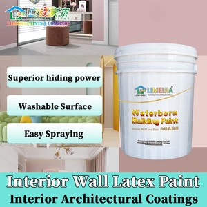 <span class=keywords><strong>Peinture</strong></span> murale intérieure au latex Limeijia écologique, inodore, haute couvrance, anti-alcaline <span class=keywords><strong>pour</strong></span> hôtels et écoles, couleurs riches - Product Image 4