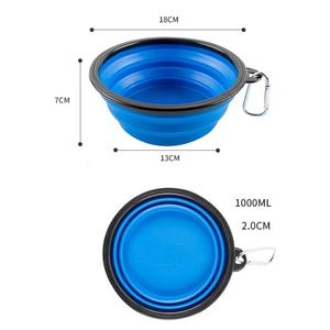 Portabile da campeggio pieghevole da viaggio per esterni in <span class=keywords><strong>Silicone</strong></span> per l'alimentazione di cani per animali domestici ciotole per acqua ciotola per piatti pieghevoli per animali domestici - Product Image 5